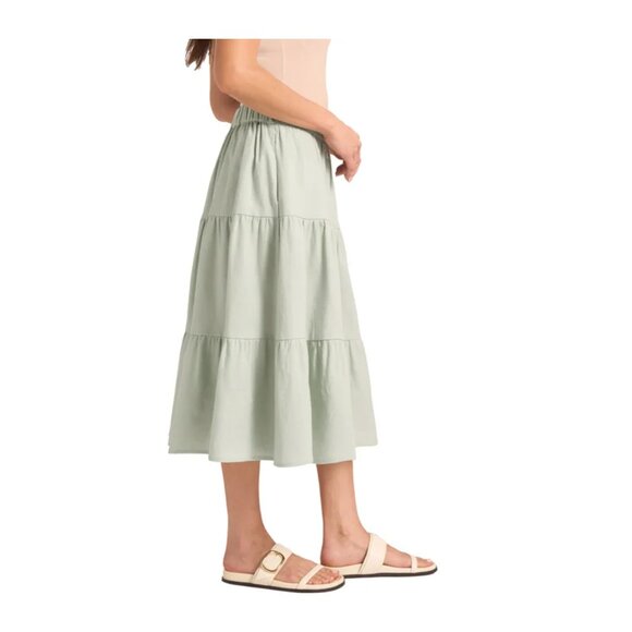 NWT Matty M Ladies' Linen Blend Skirt - Picture 2 of 9